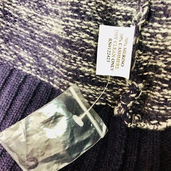 WHO
Purple Marled Merino Cashmere Cardigan - Picture 5 of 13